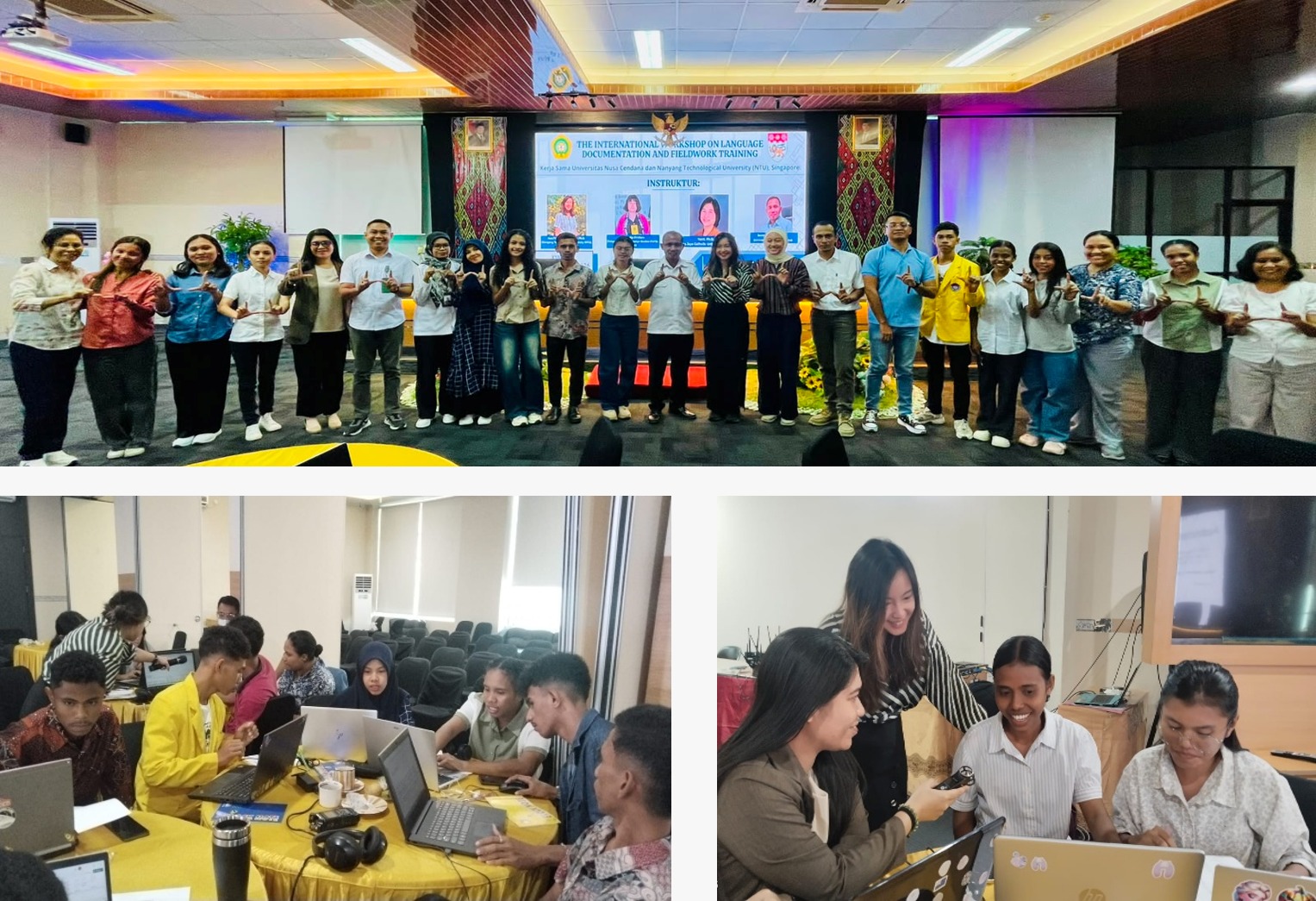 Linguistik UNDANA Gelar Workshop Internasional Dokumentasi Bahasa, Gandeng NTU Singapura dan Tokyo University