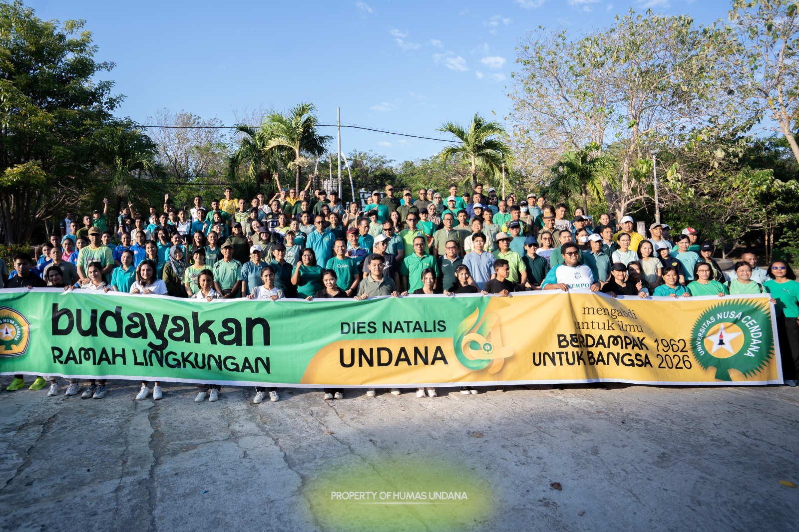 Pascasarjana Undana Jadi Host Jalan Sehat Dies Natalis Ke-64, Kampanyekan "Budayakan Ramah Lingkungan"
