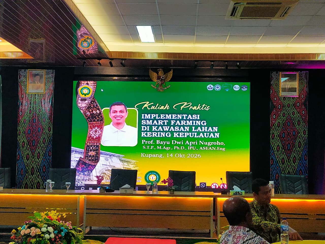Pascasarjana Undana Gelar Kuliah Praktis "Implementasi Smart Farming di Kawasan Lahan Kering Kepulauan"