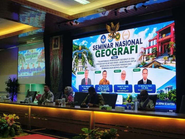 Seminar Nasional Pendidikan Geografi 2026 di Undana Dorong Sains Geografi untuk Pembangunan Berbasis Potensi Lokal NTT